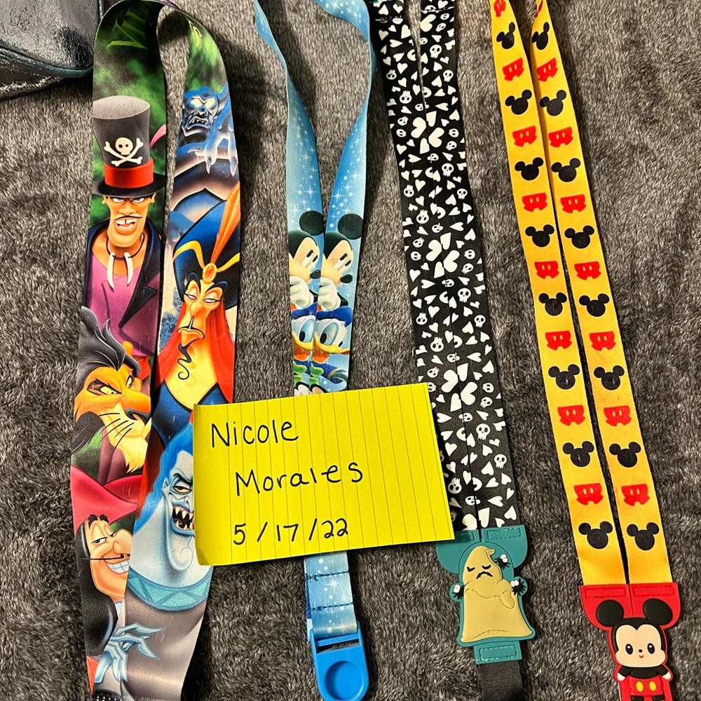 Disney pin lanyards